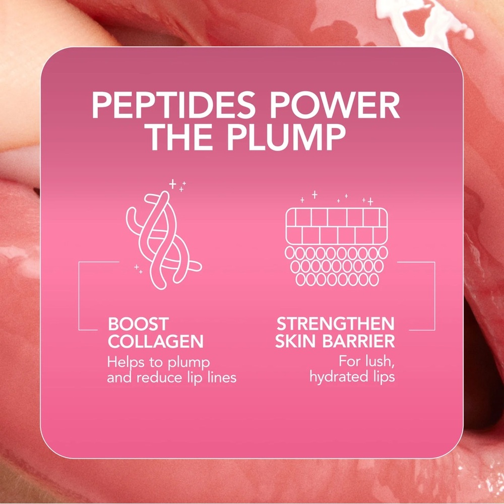 Buxom Christina Full-On Plumping Lip Polish Gloss- rose w/ golden pink shimmer - Picture 8 of 10
